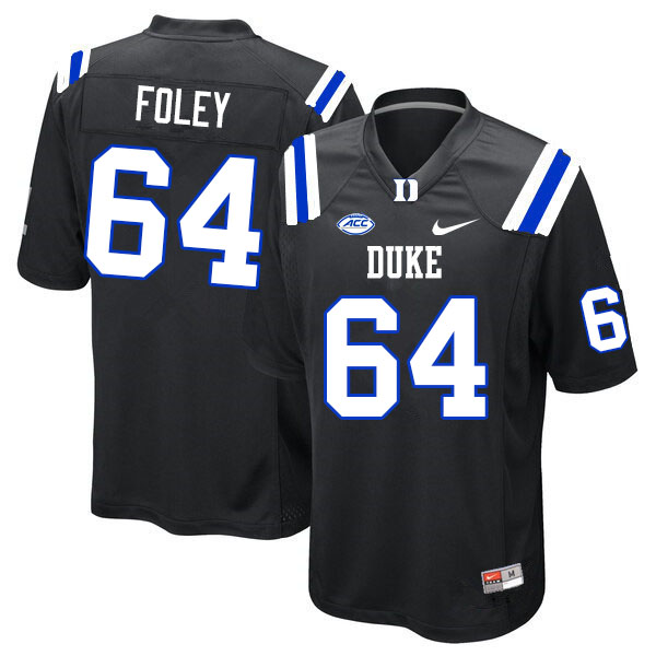 Duke Blue Devils #64 Brian Foley College Football Jerseys Sale-Black